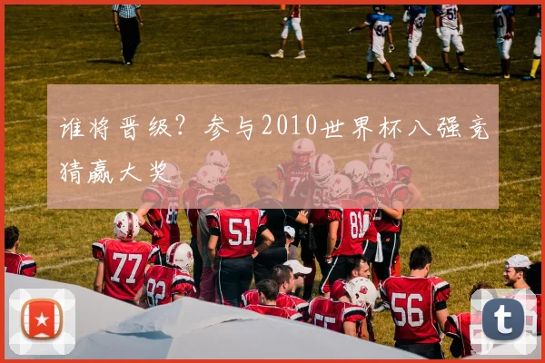 谁将晋级？参与2010世界杯八强竞猜赢大奖