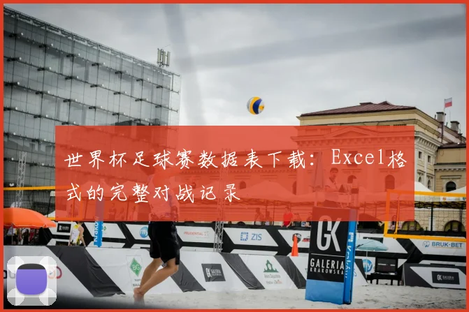 世界杯足球赛数据表下载：Excel格式的完整对战记录